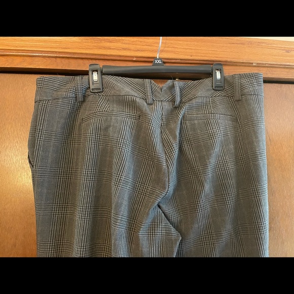 Plaid gray work pants bootcut - Picture 4 of 4